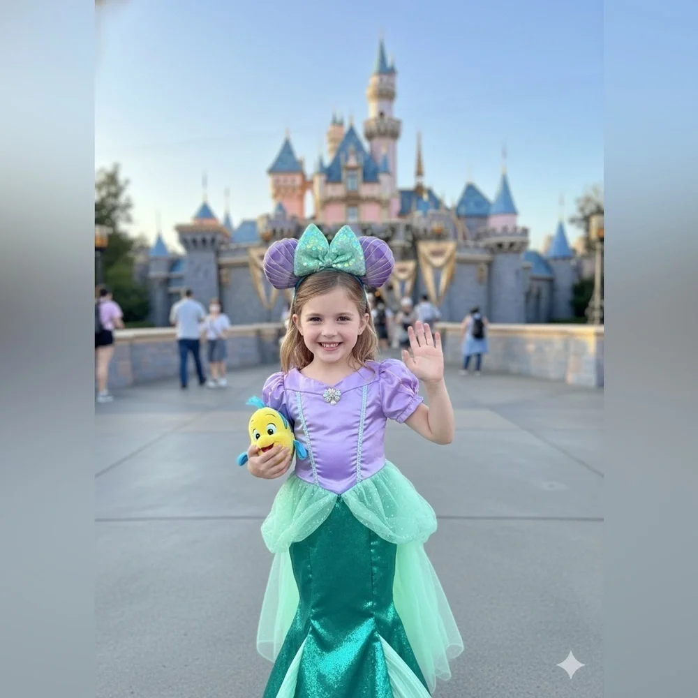 Ariel ear headband Ariel mouse Ears great condition kids size